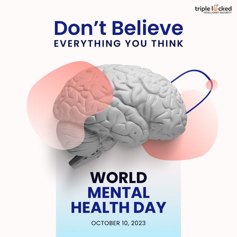 Your mental health is as important as your physical health. Take care of both with love and kindness. Happy World Mental Health Day! #mentalhealth #mentalhealthmatters #worldmentalhealthday #health #healthymind #thinkpositive #physicalhealth #mentalhealthawareness #healthcare World Mental Day, World Mental Heath Day, Hospital Ads, World Mentalhealth Day, Rehabilitation Centre, Metal Health, World Mental Health Day, Social Media Branding Design, Media Branding