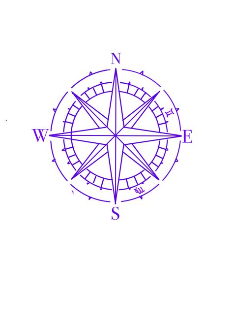 Compass Outline Tattoo, Simple Compass Drawing, Geometric Compass Tattoo Design, Compass Tattoo Design Simple, Compass Drawing Design, Compass Tattoo Stencil, Compass Design Art, Compass Outline, Compass Sketch