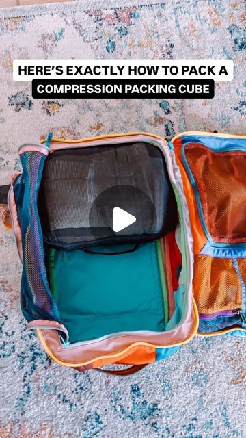 MADDIE + PATRICK | Arizona + International Travel on Instagram: "The *ELITE* way to pack a packing cube‼️  [📌 save this reel for your summer packing]  A lot of you asked how we minimize wrinkles packing in compression cubes, and the answer is knowing how to pack it correctly! 👚   ⬇️ HERE’S HOW TO DO IT ⬇️   The secret to packing *correctly* in packing cubes is to fold the clothes to the EXACT DIMENSIONS of the packing cube! 🤫   🤩This method was actually taught to us by a packing cube company and it is MAGIC!!!  💪 PRO TIP #1: For wrinkle prevention is to packing anything you’re worried about wrinkling on the bottom of the cube, so that the wight of the clothes above presses it!   💪 PRO TIP #2: In our experience, sometimes the very top item may wrinkle from the compression, so we put o Compact Packing Travel, Compact Packing Clothes, How To Fold Clothes For Packing Cubes, Using Packing Cubes, Packing Backpack, How To Fold Jeans For Travel Packing Tips, How To Use Packing Cubes Tips, Clothes Packing Hacks, Travelling Packing Hacks