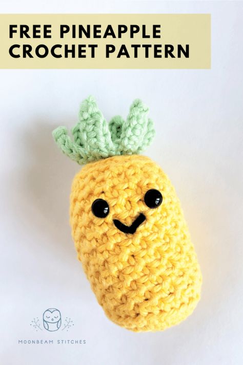 Amigurumi Pineapple Free Pattern, Positive Crochet Ideas, Pickle Amigurumi Free Pattern, Crochet Emotional Support Pattern, Emotional Support Crochet Patterns Free, Positive Poo Crochet Pattern, Free Pineapple Crochet Patterns, Emotional Support Crochet Pattern Free, Crochet Positive Potato Pattern Free