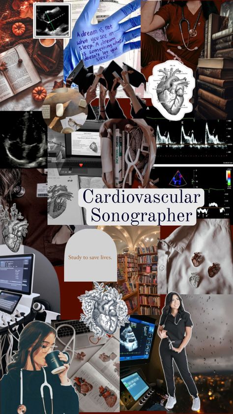 Cozy warm sonography vibes. #fall #cardiovascularsonography #medschool #studyinspiration #dreamjob #inspo Cardiac Sonography Graduation Cap, Cardiovascular Sonography Student, Cardiovascular Technologist Aesthetic, Cardiac Sonographer Aesthetic, Cardiovascular Sonography Aesthetic, Cardio Sonography, Echocardiography Aesthetic, Cardiac Sonography Aesthetic, Cardiothoracic Surgery Aesthetic