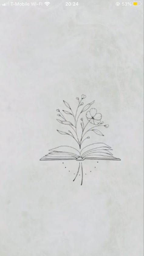 Small Reader Tattoo, Poetry Inspired Tattoos, Flowers Coming Out Of Book Tattoo, Matching Best Friend Book Tattoos, Simple Line Book Tattoo, I’ve Lived A Thousand Lives Book Tattoo, Book Friend Tattoos, Book Flowers Tattoo, Fine Line Tattoo Book Lover