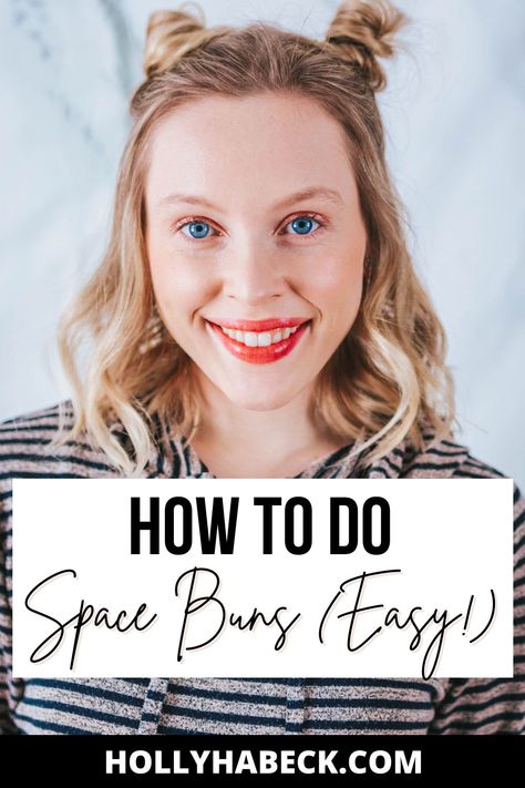 Space Bums Short Hair, Space Buns Fine Hair, Space Buns For Fine Hair, How To Do Space Buns Short Hair, Mini Space Buns, How To Do Space Buns, Space Buns Short Hair, Space Buns Tutorial, Space Buns Hair