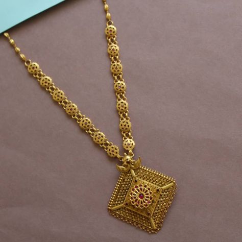 Dollar Chain Gold, Dollar Chain Gold Indian, Long Necklace Designs, Dollar Chain, Dollar Design, Simple Craft Ideas, Gold Bridal Necklace, Antique Gold Jewelry Indian, Modern Gold Jewelry