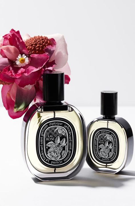 Diptyque Eau Rose, Diptyque Perfume, Diptyque Paris, Centifolia Rose, Best Roses, Spring Fragrances, Shower Foam, Rose Scent, Key Notes