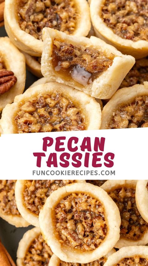 Pecan Tassies Tassies Recipe Cream Cheeses, Pecan Pie Tassies, Pecan Nut Tossies, Pecan Tarts With Cream Cheese Crust, Pecan Tassies With Cream Cheese Crust, Pecan Tassies Recipe Pampered Chef, Nut Tassies Recipe, Pecan Finger Cookies, Pecan Tassies Recipe Easy