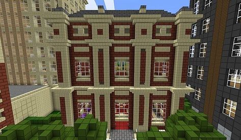 Minecraft Art Gallery, Minecraft Theatre, Minecraft Reference, Minecraft Modern City, Mansion Rooms, Minecraft Things, Minecraft Modern, Minecraft City, Minecraft Map