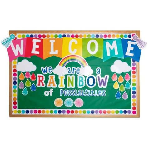 Hello Sunshine Classroom, Sunshine Classroom Decor, Sunshine Classroom, Rainbow Theme Classroom, Summer Bulletin Boards, Collection Decor, Classroom Welcome, Infant Classroom, Preschool Bulletin