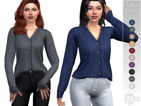 Sims 4 Cardigan Accessory, Sims 4 Cc Cardigan, Sims 4 Cardigan, Sims Memes, Serena Dress, Feminine Clothes, Slim Cardigan, Summer Cardigan, Cc Sims