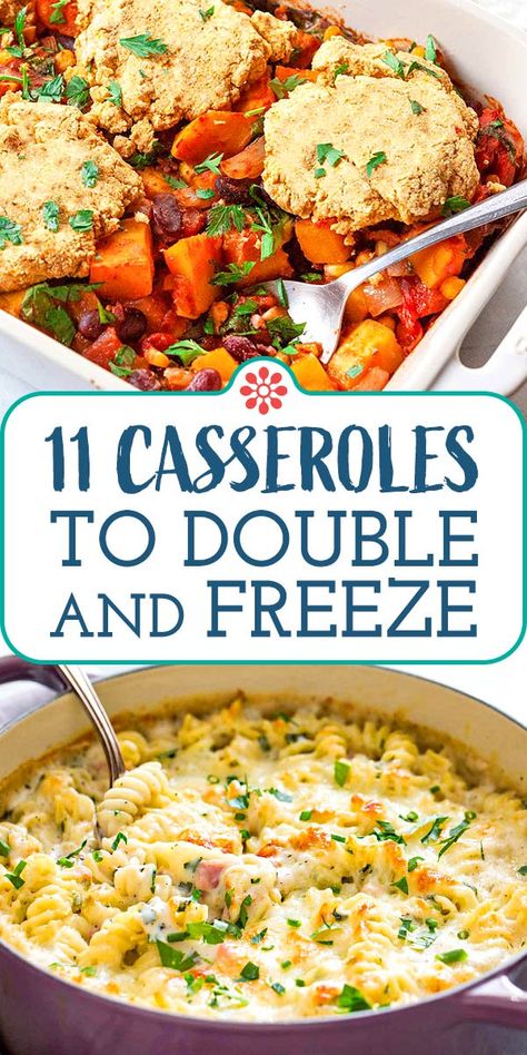 Easy Casserole Freezer Meals, Casserole Recipes That Freeze Well, Casseroles Freeze Make Ahead, Freezer Casseroles Healthy, Easy Casseroles That Freeze Well, Casserole Recipes Meal Prep, Southern Freezer Meals, Casseroles For Camping, Gluten Free Casseroles To Freeze