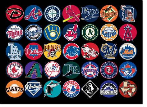 35 logos of the 30 MLB teams (some repeating) Rockies Baseball, Mlb Wallpaper, Baseball Teams Logo, Baseball Ticket, Mlb Team Logos, Team Logo Design, Astros Baseball, Mlb Logos, Dog Pads