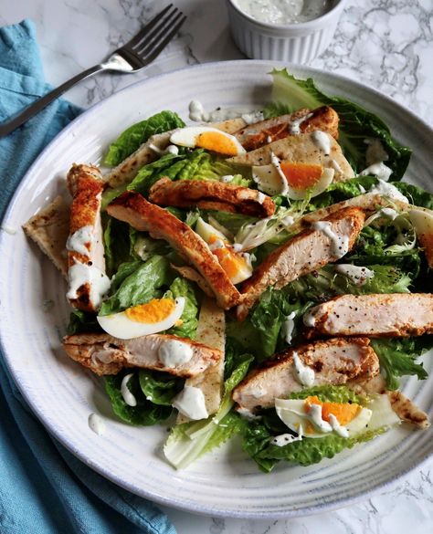 Tandoori Spiced Chicken Caesar Salad Recipe by Freda ShafiYorkshire Food Guide Chicken Caesar Salad Recipe, Spiced Chicken, Caesar Salad Recipe, Chicken Caesar, Chicken Caesar Salad, Chicken Salad Recipe, Chicken Spices, Chicken Salad Recipes, Caesar Salad