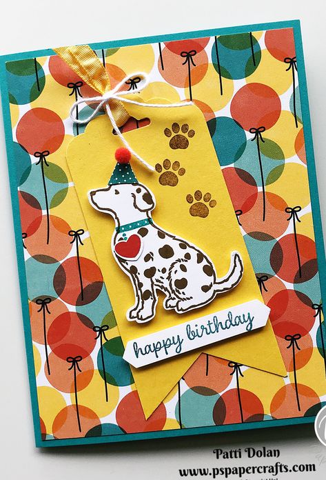 Dog Cards Handmade, Diy Birthday Crafts, Dog Sympathy Card, Anniversaire Diy, Send To A Friend, Dog Sympathy, Dog Birthday Card, Birthday Card Craft, Homemade Birthday Cards