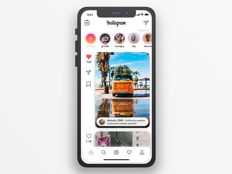 Instagram Redesign tabbar 2019 redesign whitespace card ui iphone x minimalism uiux sketch instagram Instagram Redesign App, Instagram Redesign, Moodboard App, Social App Design, Poster Design Kids, Ux Design Principles, App Design Layout, Ios App Design, Android App Design