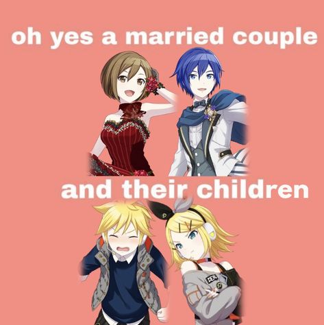 Kaimei Vocaloid, Meiko X Kaito Project Sekai, Meiko Vocaloid Official Art, Leo Need Project Sekai Memes, Kaito Vocaloid Memes, Funny Vocaloid Memes, Rythm Game, Vocaloid Funny, Fandom Funny