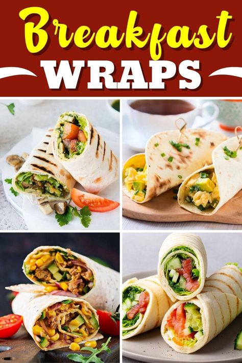 Breakfast Wrap Ideas, Breakfast Wraps Healthy, Wheat Tortilla Wraps, Wraps Aesthetic, Wraps For Breakfast, Croissants Breakfast, Breakfast Wraps Recipes, Healthy Breakfast Wraps, Egg Wraps