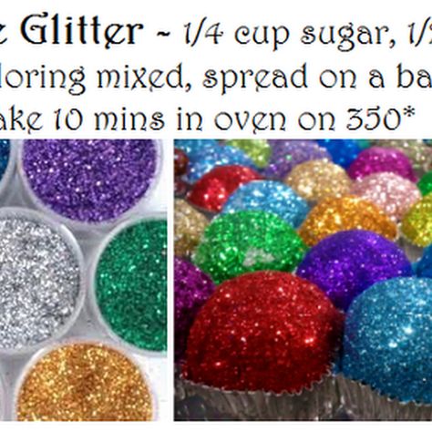 Edible Glitter Sugar Glitter, Diy Edible, Edible Glitter, Cupcake Cake, Baking Tips, Food Coloring, Diy Food, Eat Cake, Food Hacks