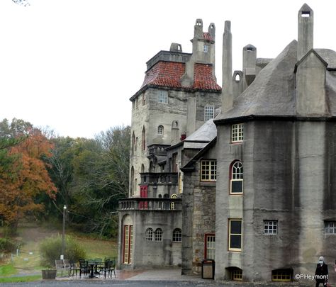 Fonthill Castle: An Eccentric's Masterpiece Fonthill Castle, Mercer Museum, Ancient Writing, Next Door Neighbor, Colourful Tile, Wooden Ceilings, Travel Time, Beloved Dog, Vaulted Ceiling