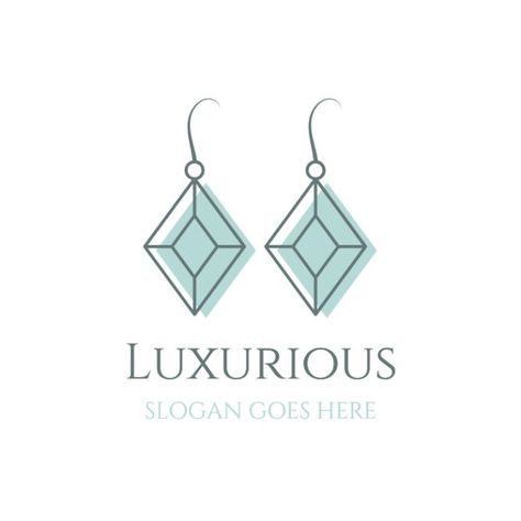 Jewellery Shop Logo Design, Earring Logo Design, Luxury Jewelry Brand Logos, Luxury Jewellery Brand Logo, Luxury Elegant Jewelry With Logo, Diamond Jewellery Logo Design, Jewelry Logo Design, Luxurious Jewelry, Business Board