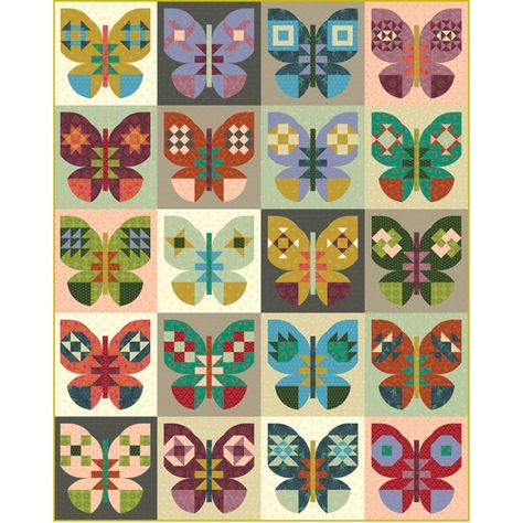 Butterfly Fields BOM Registration Butterfly Quilt Pattern, Curved Piecing, Sew Kind Of Wonderful, Block Quilt, Butterfly Quilt, Keepsake Quilting, Quilt Stores, Free Spirit Fabrics, Quilt Sizes