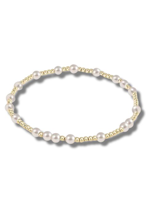 Hope Unwritten 3mm Bracelet - Pearl | E-Newton | RESTOCK Enewton Bracelets Stacks, E Newton Bracelets, Enewton Bracelet, Gift Wishlist, Xmas List, Wrist Jewelry, Bracelet Pearl, Birthday Board, Jewelry Essentials