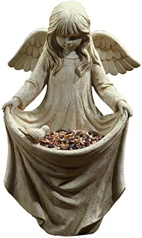 Angel Garden Statues, Cement Statues, Cement Garden, Outdoor Garden Statues, Garden Figurines, Angel Statue, Garden Angels, Bird Statues, Angel Statues