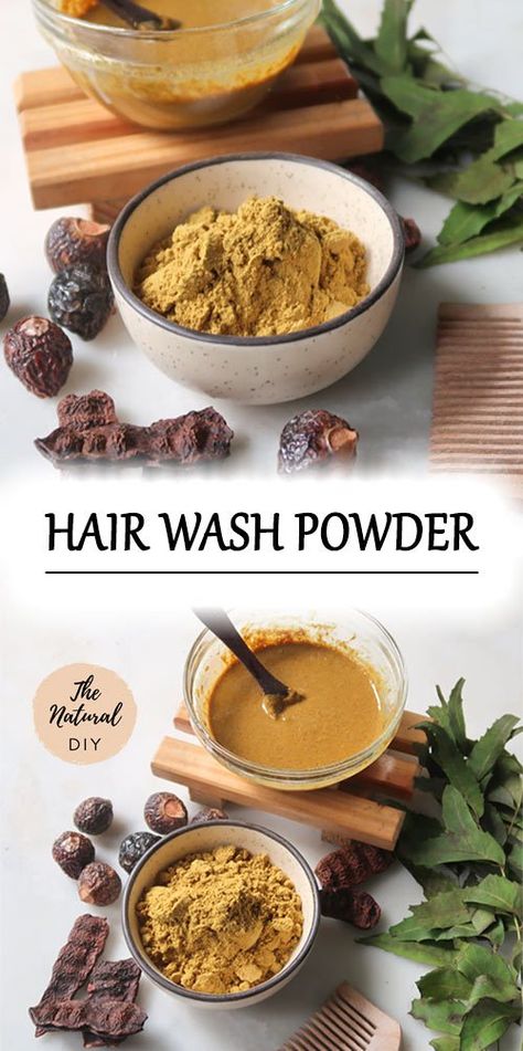 Diy Hair Wash, Herbal Hair Wash Powder, Haircare Natural, Herbs For Hair Growth, Diy Haircare, Herbal Powder, Herbs For Hair, Shampoo Recipe, Natural Hair Diy