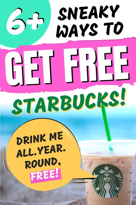 Read how I drink FREE Starbucks almost ALL YEAR ROUND! This is really how I get my free Starbucks drinks, LEGIT! Also, find out how I save money by getting FREE gift cards to Starbucks! Read more for the best Starbucks hacks! PIN ME if you like free stuff! Get the best saving money tips and personal finance tips here! #Starbucks #savemoney #freestuff #freebies How To Get Free Starbucks, Free Starbucks Drinks, Starbucks Coupon, Free Starbucks Gift Card, Starbucks Hacks, Starbucks Birthday, Birthday Rewards, Starbucks Lovers, Thrifty Living