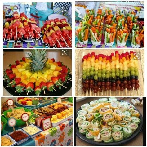 Tropisk Fest, Picnic Recipes, Fruit Skewers, Bbq Picnic, Fruit Kabobs, Fruit Party, Party Food Platters, Party Trays, Party Platters