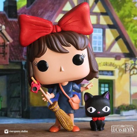 Custom Kiki Funko Pop by John Lucas Reyes (@riverspoons.studios) on Instagram: ““I meet a lot of people, and at first, everything seems to be okay. But then, I start feeling like…” Игрушки Funko Pop, Pop Figurine, Funko Pop Dolls, Pop Custom, Funko Figures, Funk Pop, Custom Funko Pop, Custom Funko, Funko Pop Collection