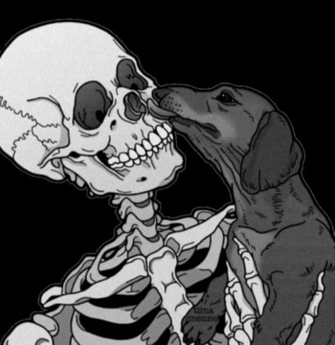 Skeleton And Dog Wallpaper, Iphone Wallpaper Hipster, Emo Wallpaper, Cute Fall Wallpaper, Simple Iphone Wallpaper, Skeleton Art, Skull Drawing, Skull Wallpaper, Edgy Wallpaper