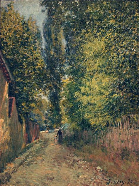 Alfred Sisley, Sense Of Life, Impressionist Landscape, Nature Play, Oil Canvas, Pierre Auguste Renoir, Rural Life, French Countryside, Plein Air Paintings