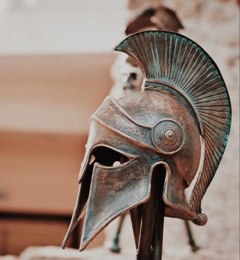 James If We Were Villains, Hadley Aesthetic, Cato Hadley, Ancient Greece Aesthetic, If We Were Villains, Greek Helmet, Greece Mythology, Corinthian Helmet, Achilles And Patroclus