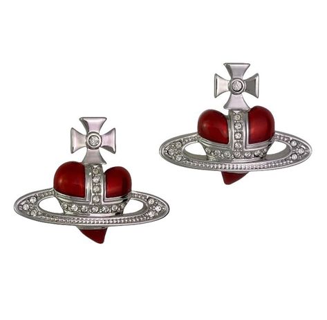 vivienne westwood red heart earrings Vivienne Westwood Heart Earrings, Vivienne Westwood Brooch, Vivienne Westwood Png, Heart Vivienne Westwood, Dr Jewelry, Vivienne Westwood Logo, Vivienne Westwood Earrings, Vivienne Westwood Jewellery, Vivienne Westwood Red