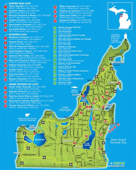 Traverse City Wine Trail Map. Leelanau Peninsula Wineries & Wine Trail. Wineries in Michigan. Michigan wine trail. Michigan love. Traverse City Wineries, Leelanau Peninsula, Michigan Girl, Michigan Road Trip, Wine Map, Michigan Vacations, Traverse City Michigan, Traverse City Mi, Sleeping Bear