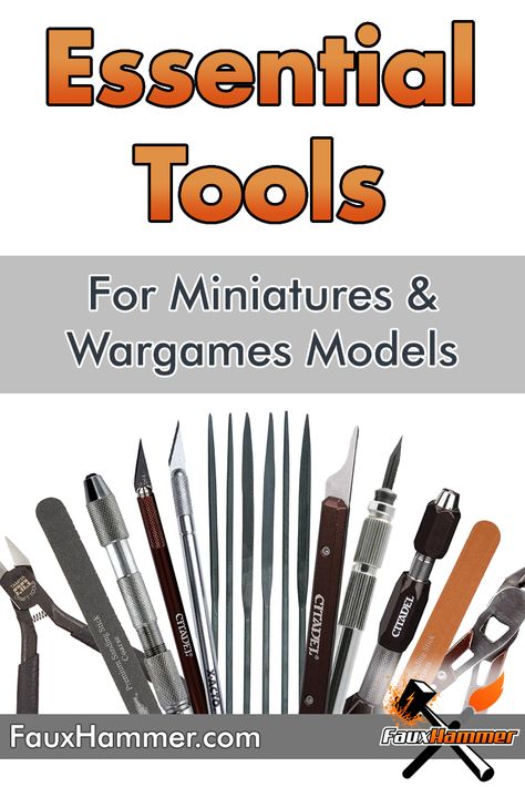 Miniature Tools, Model Painting, Miniature Model Making, Model Making Tools, Model Kits Hobbies, Hobby Tools, Scale Model Building, Model Maker, Warhammer Paint