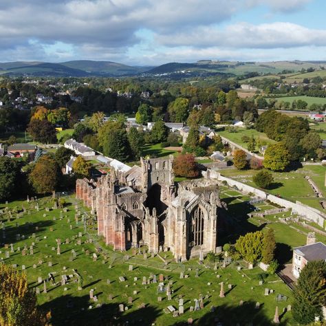 Things to do and see in Melrose in the Scottish Borders Melrose Abbey, Borders Books, Beautiful Scotland, Scottish Borders, Cross River, Old Bridge, England Uk, Beautiful Places In The World, Abandoned Houses