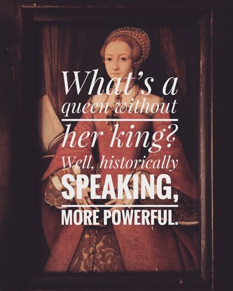 What’s a queen without her king? Well, historically speaking, more powerful. What Is A Queen Without Her King Quote, The Woman King, Her King, Groot Marvel, King Quotes, History Quotes, A King, Queen Of Hearts, Pretty Quotes