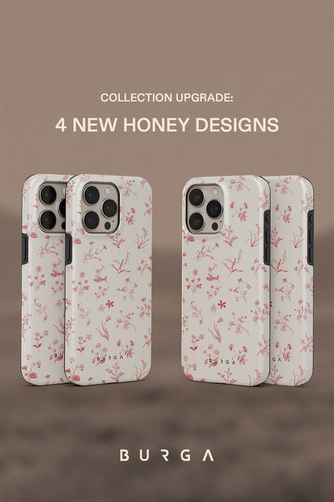 Find Your Ideal Phone Case – Dive into the Latest Collection! Enhance your phone's protection and aesthetics with our high-quality cases. They are perfectly compatible with leading brands: iPhone, Samsung Galaxy, Google Pixel, Huawei, OnePlus, and Xiaomi. Explore cases that seamlessly blend fashion and function, offering sleek minimalist designs and vibrant patterns. Explore now and protect your device in style! Visit www.burga.com. #Burga #iPhone #Samsung #PhoneCase Branded Phone Cases, Honey Design, Pinterest Ads, Phone Protection, Birthday Wishlist, Christmas List, Cute Phone Cases, Iphone Phone Cases, Ipad