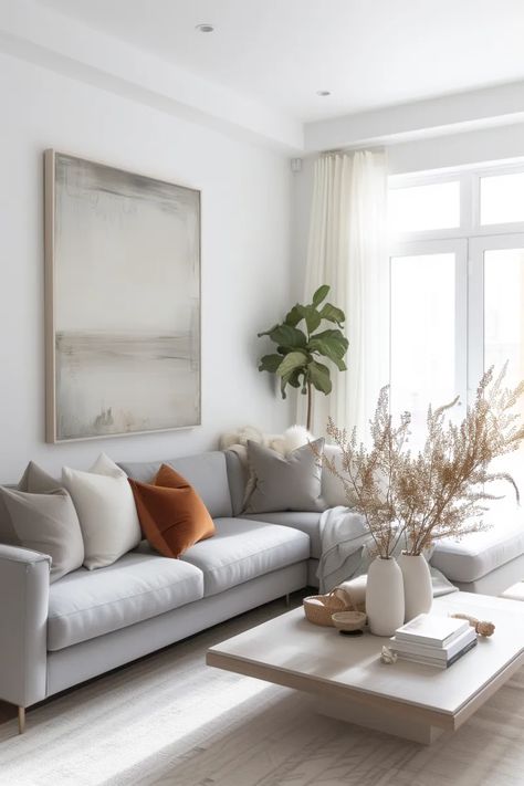 22 Bohemian Chic Living Room Makeover Ideas For You To Try Light Grey Sofa Pillow Ideas, Minimalist Living Room Gray Couch, Grey Sofa Pillows, Living Room Light Grey Couch, Light Grey Sofa Living Room Ideas, Light Grey Couch Living Room Ideas, Living Room Inspiration Grey Couch, Light Grey Couch Living Room, Living Room With Grey Couch