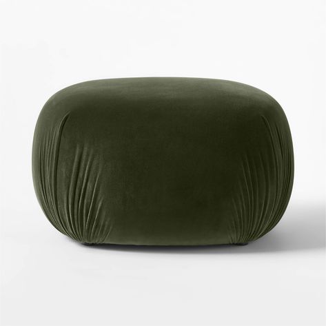 Green Velvet Ottoman, Leather Ottomans, Green Ottoman, Accent Stools, Modern Ottoman, Velvet Ottoman, Marble Side Tables, Leather Ottoman, Cleaning Upholstery