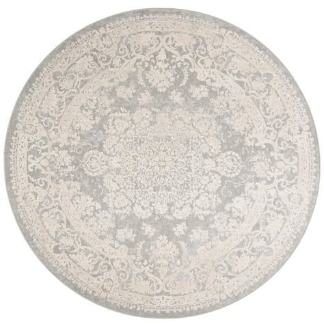 Cream Area Rug, Etched Designs, Cream Rug, Rug Beige, Floral Area Rugs, Farmhouse Rugs, Vintage Theme, Round Area Rugs, Buy Buy