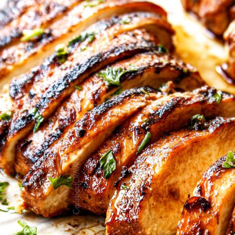 Grilled Chicken Marinade - Carlsbad Cravings Best Grilled Chicken Marinade, Chicken Breast Marinade Recipes, Balsamic Chicken Marinades, Best Grilled Chicken Recipe, Best Chicken Marinade, Grilled Chicken Marinade, Chicken Marinade Recipes, Carlsbad Cravings, Easy Grilled Chicken