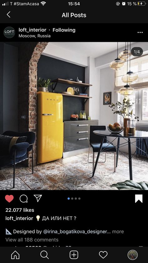 Loft Interior, Cozy Kitchen, Apartment Inspiration, Apartment Interior Design, Design Case, Beautiful Kitchens, 인테리어 디자인, Decor Interior Design, Kitchen Inspirations