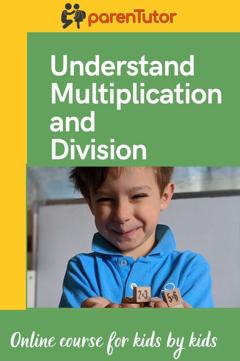 Introduction to multiplication and division, tricks and hands on games delivered by an awesome teacher.  You will: - Discover the inverse relationship between multiplication and division. - Know how to answer times 2, 3, 4,  5, 10 and related division questions without the need to memorise the numbers.  - Learn and practice to make statements and explain your thinking. - Understand that learning is a process where we need to figure out things because nobody knows everything.  #multiplication Division Tricks, Introduction To Multiplication, Division Questions, Maths Help, Division Activities, Charlotte Mason Homeschool, Math Help, Nobody Knows, Homeschool Help