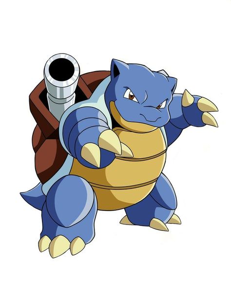 Blastoise Tattoo Design, Blastoise Drawing, Pokemon Characters Drawings, Pokémon Blastoise, Blastoise Art, Pokemon Blastoise, Pokemon Tattoos, Pokemon World, Old Pokemon