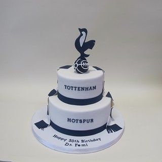 Spurs Birthday Cake, Football Cakes For Boys, Spurs Cake, Tottenham Cake, Football Cakes, Football Birthday Cake, Wine Cake, Dad Birthday Cakes, 50th Cake