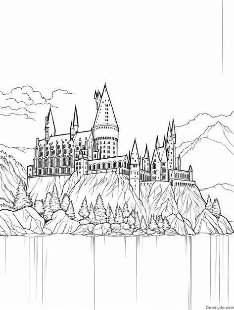 Printable Harry Potter Coloring Pages Check more at https://doodlydo.com/printable-harry-potter-coloring-pages/ Hogwarts Coloring Pages, Harry Potter Coloring Pages Printables, Harry Potter Colouring Pages, Coloring Pages Harry Potter, Dinosaur Coloring Pages For Kids, Printable Harry Potter, Harry Potter Coloring Book, Merry Christmas Coloring Pages, Harry Potter Coloring Pages