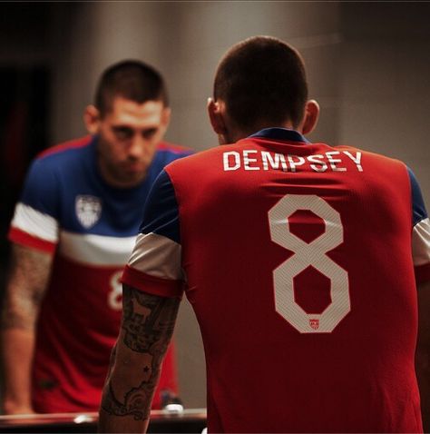 Clint Dempsey. Captain America. Clint Dempsey, Usa World Cup, Usa National Team, Kun Aguero, Fulham Fc, 2014 World Cup, Soccer Shop, Us Soccer, Football Fashion