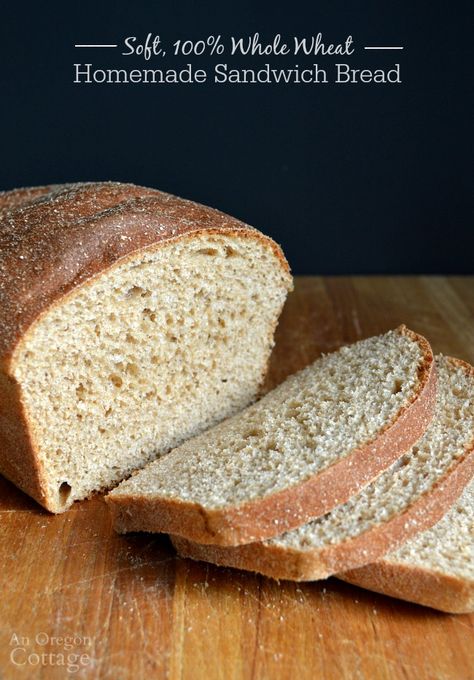 Step-by-step tutorial to make soft 100% whole wheat sandwich bread with a sponge and only 1 rise so you never have to buy bread at the store anymore! Vital Wheat Gluten Bread Recipes, Wheat Sandwich Bread Recipe, Bread Tutorial, Whole Wheat Sandwich Bread, Wheat Sandwich Bread, Couple Cups, Homemade Sandwich Bread, Wheat Bread Recipe, Homemade Sandwich